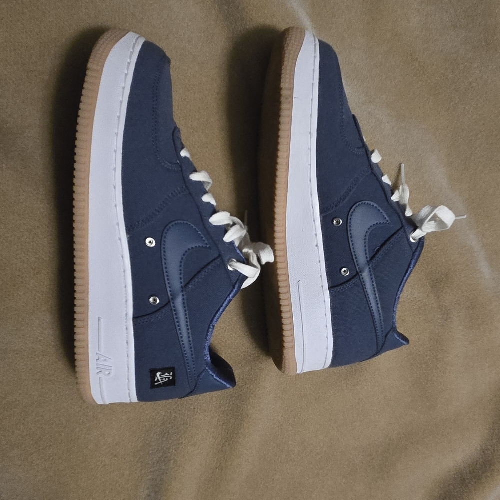 Size 7y Denim Airforce 1
